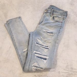 AMERICAN EAGLE high rise jegging size 10 X-long